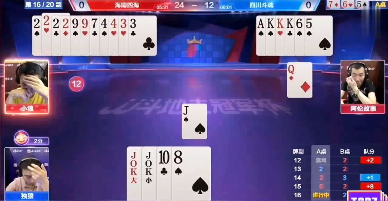 大王vs小王直播间视频，为什么全网都在看这两个人打扑克？