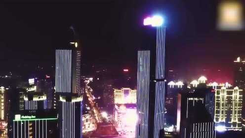 菏泽vs南昌夜景视频直播，谁才是真正的不夜城？